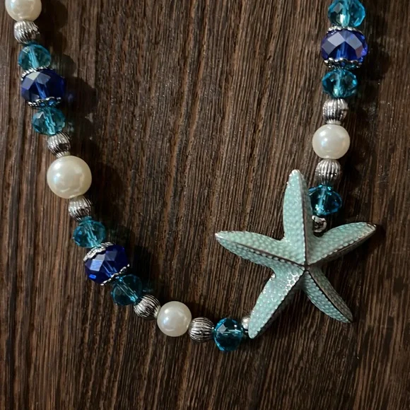 3/$18 - 14” Periwinkle By Barlow Starfish Necklace - New - Lot 495 - Picture 2 of 7